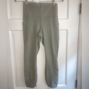 Athleta leggings, size small, light green